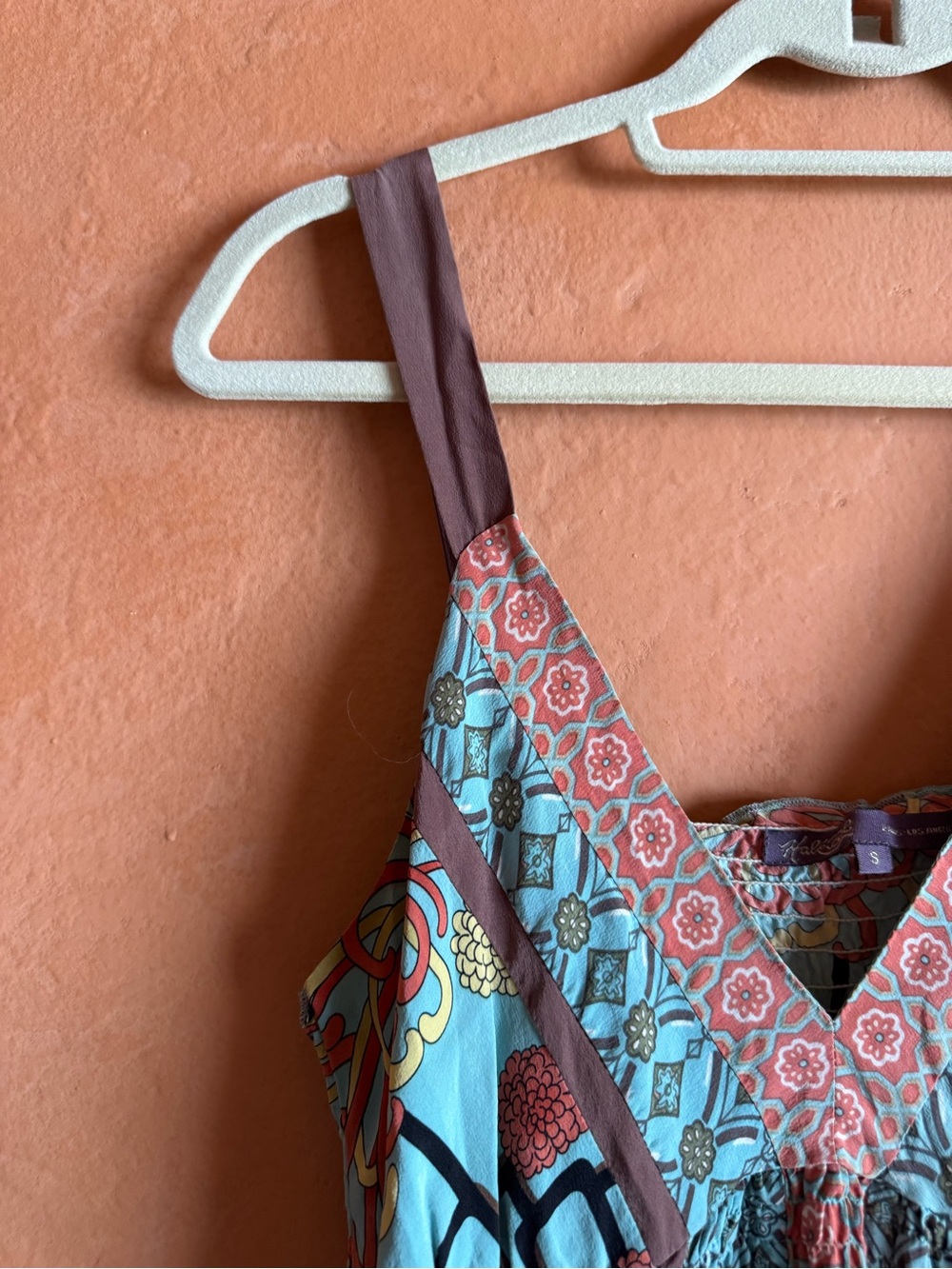 Hale Bob 100% Silk Printed Boho Dress Size Small - Picture 2 of 9